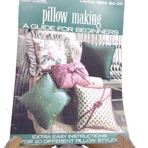 Vintage Craft Patterns, Pillow Making Guide for Beginners by Sandy Weyburn